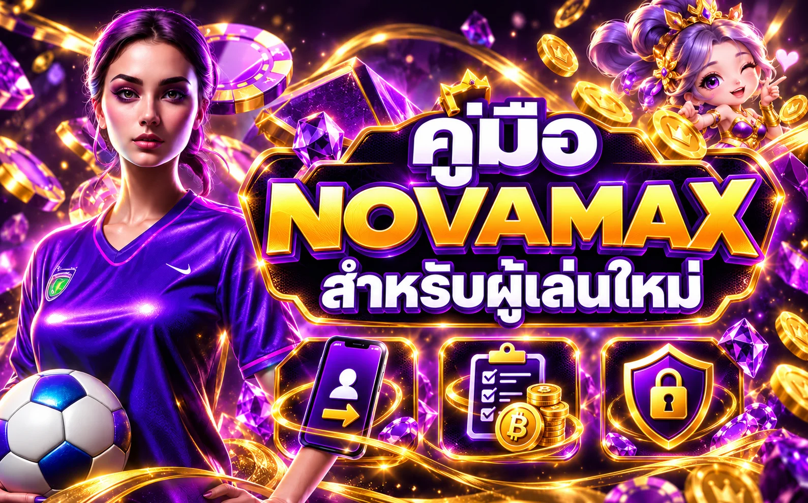 NOVAMAX คู่มือผู้เล่นใหม่ สมัคร ฝากถอน ปลอดภัย